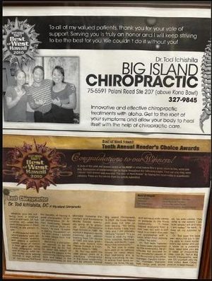 West Hawaii Today, Best of West Hawaii Reader's Choice Award 2010