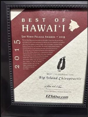 Best of Hawai'i, Lei Niho Palaoa Award 2015